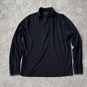 Banana Republic Black Long-Sleeve Pullover